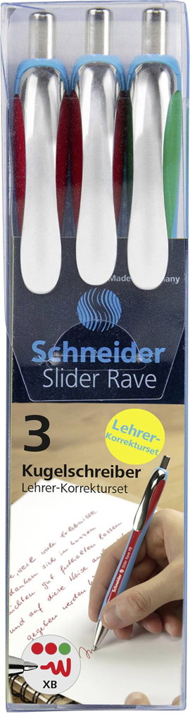 Schneider Schreibgeräte 1 db Kugelschreiber Slider Rave XB Lehrerkorrekturset 132597 Golyóstoll N/A