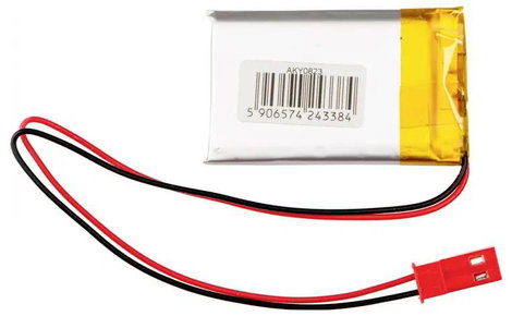 Akyga LP542439 Akkucsomag Elem- és akkuméret: Speciális akku LiPo 3.7 V 500 mAh 2. kép