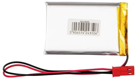 Akyga LP623255 Akkucsomag Elem- és akkuméret: Speciális akku LiPo 3.7 V 1100 mAh 2. kép