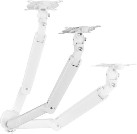 One For All Solid Single white Monitor asztali tartó 33 cm (13) - 88,9 cm (35) Fehér Állítható magas