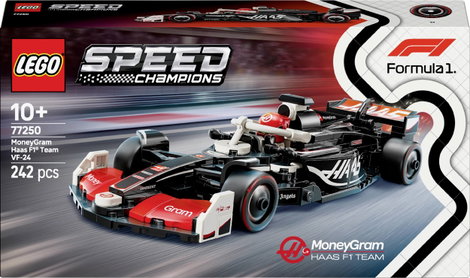 LEGO® SPEED CHAMPIONS 77250 MoneyGram Haas F1® Team VF-24 versenyautó