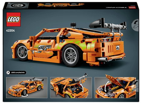 LEGO® TECHNIC 42204 Gyors és dühös Toyota Supra MK4 3. kép