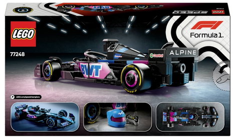 LEGO® SPEED CHAMPIONS 77248 BWT Alpine F1® Team A524 versenyautó 3. kép