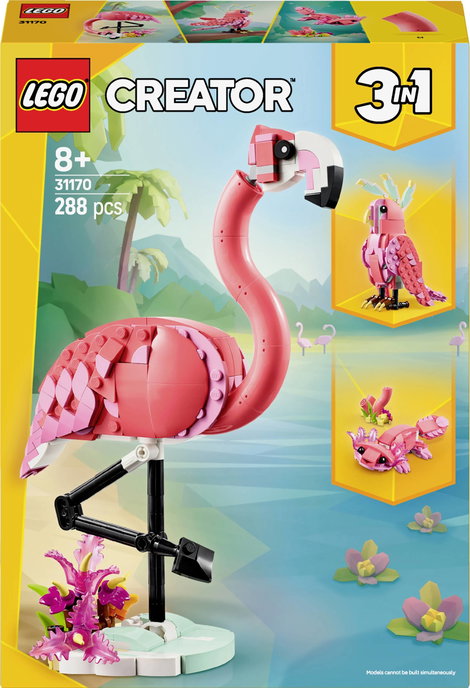 LEGO® CREATOR 31170 Vadon élő állatok: Pink Flamingo