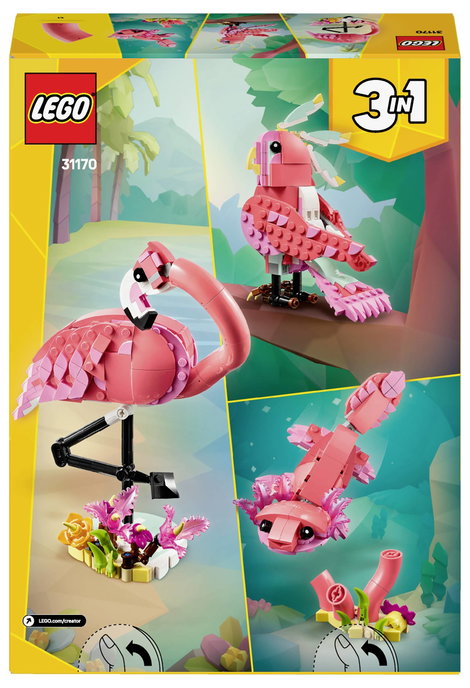 LEGO® CREATOR 31170 Vadon élő állatok: Pink Flamingo 3. kép