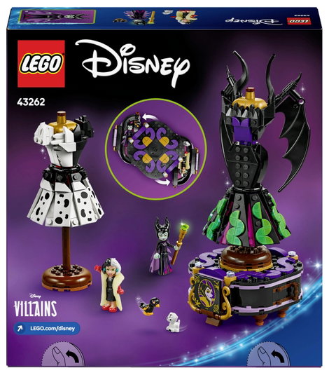 LEGO® DISNEY 43262 Maleficent és Cruella De Vil ruhái 3. kép