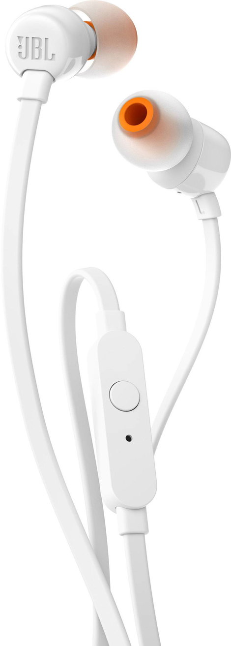 JBL T110 In Ear fejhallgató Vezetékes Fehér Headset