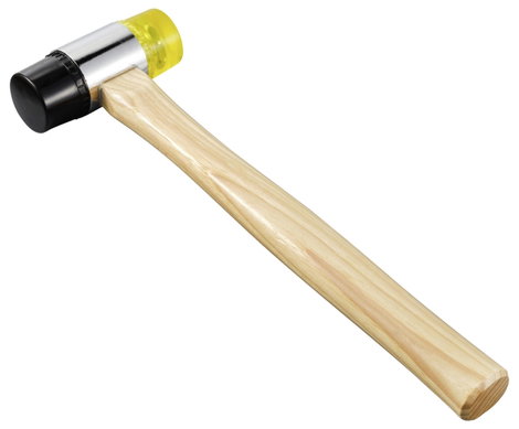 TOOLCRAFT TO-9991035 Gumi kalapács középpuha, középkemény 430 g 310 mm 1 db 2. kép