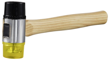 TOOLCRAFT TO-9991035 Gumi kalapács középpuha, középkemény 430 g 310 mm 1 db 3. kép