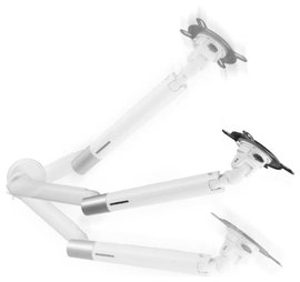 One For All Design Single white Monitor asztali tartó 33 cm (13) - 88,9 cm (35) Fehér Állítható maga