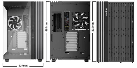 BeQuiet LIGHT BASE 900 FX Black Full Tower Számítógép ház Fekete 2. kép
