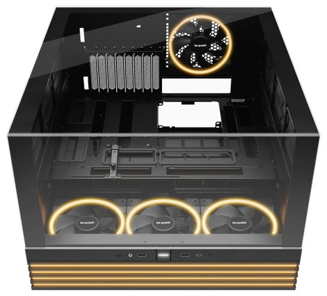 BeQuiet LIGHT BASE 900 FX Black Full Tower Számítógép ház Fekete 7. kép