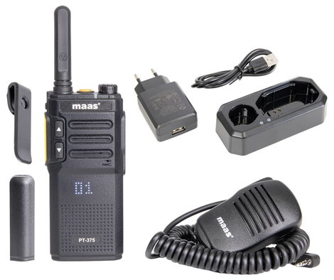 MAAS Elektronik Team-Set PT-375 KEP-360-K 150114 PMR készülék 10 részes készlet 5. kép