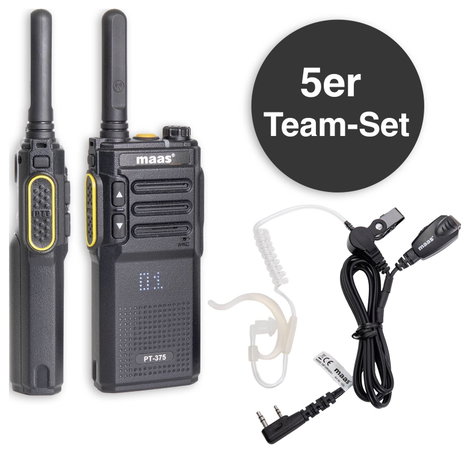 MAAS Elektronik Team-Set PT-375 KEP-24-VK 150111 PMR készülék 5 részes készlet 3. kép