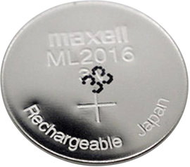 ML2016 gombakku lítium, 3 V 25 mAh, Maxell