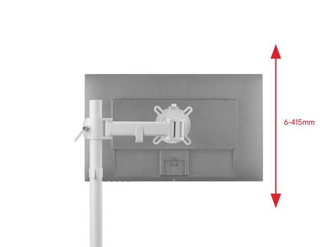 One For All Smart Single white Monitor asztali tartó 33 cm (13) - 81,3 cm (32) Fehér Állítható magas 2. kép