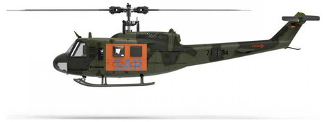 FliteZone Bell UH-1D RC helikopter RtF 2. kép