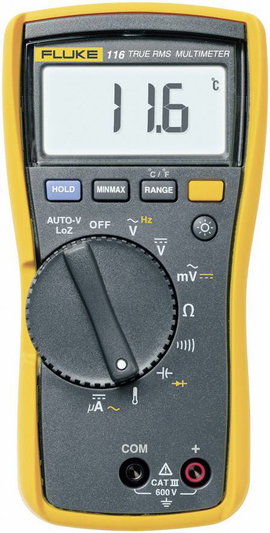 Digitális multiméter, True RMS mérőműszer Fluke 116