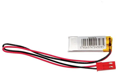 Akyga LP401230 Akkucsomag Elem- és akkuméret: Speciális akku LiPo 3.7 V 110 mAh 2. kép