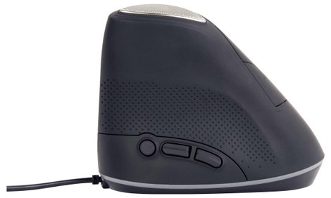 Gembird MUS-ERGO-03 Ergonomikus egér Vezetékes Optikai Szürke 6 Gombok 800 dpi, 1600 dpi, 2400 dpi,  2. kép