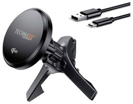 Technaxx indukciós akkutöltő 3 A TX-323 5260 Kimenetek Standard indukciós töltés Fekete