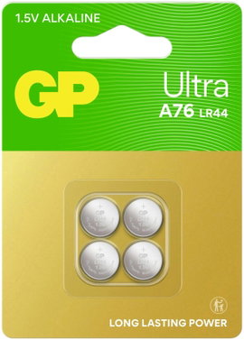 GP Gombelem LR 44 1.5 V 4 db 110 mAh Lítium Ultra