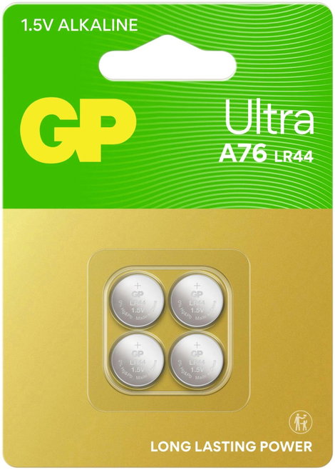 GP Gombelem LR 44 1.5 V 4 db 110 mAh Lítium Ultra