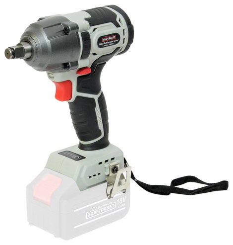 Dino KRAFTPAKET 18V-400Nm-1/2“-900W 130232 Akkus csavarozó 18 V kefe nélkül, akku nélkül, töltő nélk 2. kép