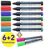 Schneider Schreibgeräte Whiteboard-Marker Maxx 290 8er Set sortiert, 6+2 Aktion 129098 Táblafilc 1 d 2. bélyegkép