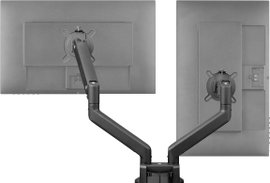 One For All Solid Dual black Monitor asztali tartó 33 cm (13) - 88,9 cm (35) Fekete Állítható magass