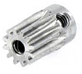 Reely Acél Fogaskerék fajta Modul típus: 0.5 Furat átmérő: 2.3 mm Fogak száma: 12