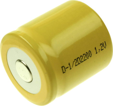 Mexcel D-1/2D2200 Speciális akku 1/2 D Flat-top NiCd 1.2 V 2200 mAh