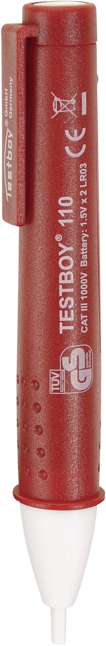 Fázisceruza, érintés nélküli feszültségvizsgáló multiteszter LED-es zseblámával Testboy 110