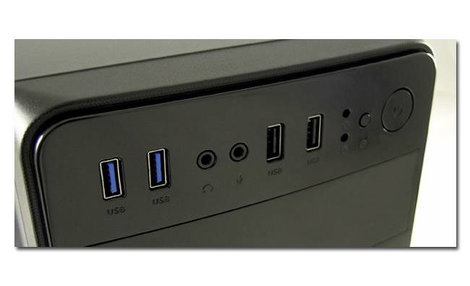 LC Power 2015MB Mikro torony Számítógép ház Fekete 5. kép