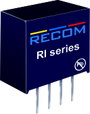 2 W-os DC/DC átalakító, RI sorozat, bemenet: 24 V/DC, kimenet: 12 V/DC 168 mA 2 W, Recom Internation bélyegkép