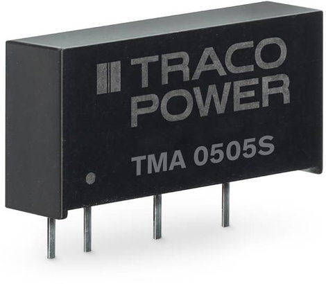 DC/DC átalakító, TMA sorozat, 1 W, SIL-7, bemenet: (±10 %) 5 V/DC, kimenet: ±15 V/DC ±30 mA 1 W, Tra