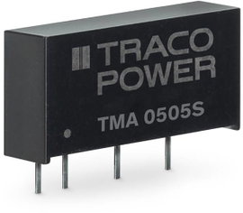 DC/DC átalakító, TMA sorozat, 1 W, SIL-7, bemenet: (±10 %) 12 V/DC, kimenet: 12 V/DC 80 mA 1 W, Trac