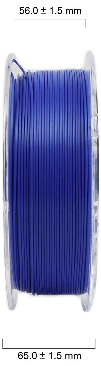Maertz PMMA-1010-003 PMMA-1010-003 3D nyomtatószál ABS műanyag vegyileg ellenálló 1.75 mm 1000 g Kék 4. kép