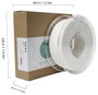 Maertz PMMA-1009-002 PMMA-1009-002 3D nyomtatószál PLA Pro 1.75 mm 1000 g Fehér 1 db 2. bélyegkép