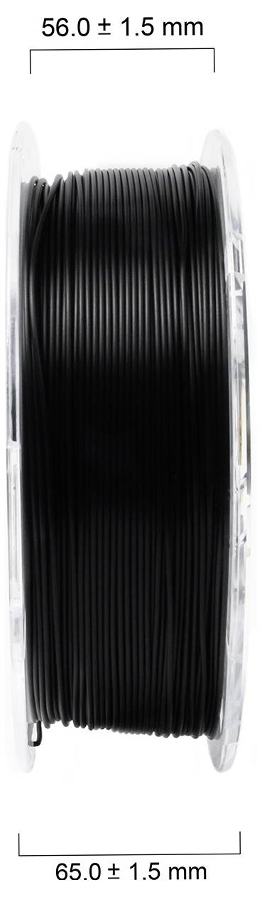 Maertz PMMA-1009-001 PMMA-1009-001 3D nyomtatószál PLA Pro 1.75 mm 1000 g Fekete 1 db 4. kép