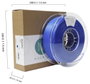 Maertz PMMA-1009-003 PMMA-1009-003 3D nyomtatószál PLA Pro 1.75 mm 1000 g Kék 1 db 2. bélyegkép