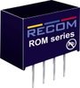 1 W-os DC/DC átalakító, ROM sorozat, bemenet: 12 V/DC, kimenet: 12 V/DC 83 mA 1 W, Recom Internation bélyegkép