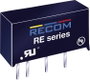 1 W-os DC/DC átalakító, RE sorozat, bemenet: 12 V/DC, kimenet: 5 V/DC 200 mA 1 W, Recom Internationa bélyegkép