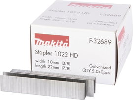 Makita F-32689 Tűzőgép kapcsok 5040 db Méret (H x Sz) 22 mm x 10 mm