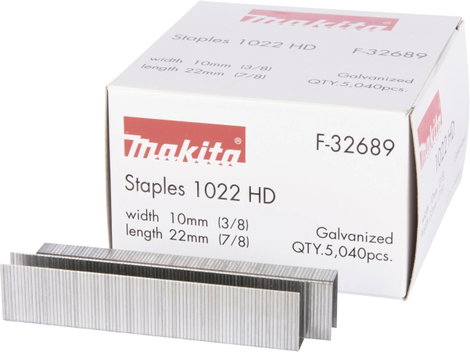 Makita F-32689 Tűzőgép kapcsok 5040 db Méret (H x Sz) 22 mm x 10 mm