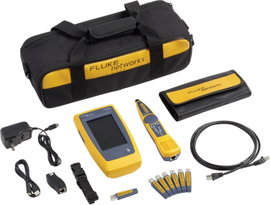 Fluke Networks LIQ-DUO-KIT-H6-EU Hálózat teszter Alkalmas: CAT 4, CAT 5, CAT 5e, CAT 6, CAT 6A, WiFi