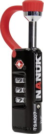 NANUK 900-TSA LOCK NANUK Függő lakat TSA Fekete/piros Számkódos zár bélyegkép