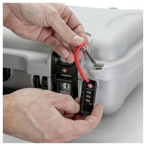 NANUK 900-TSA LOCK NANUK Függő lakat TSA Fekete/piros Számkódos zár 2. kép