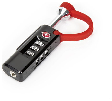 NANUK 900-TSA LOCK NANUK Függő lakat TSA Fekete/piros Számkódos zár 5. kép