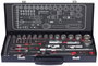 TOOLCRAFT TO-9626409 Átváltó racsni készlet 1/4 (6,3 mm), 1/2 (12,5 mm) 44.5 cm 2. bélyegkép